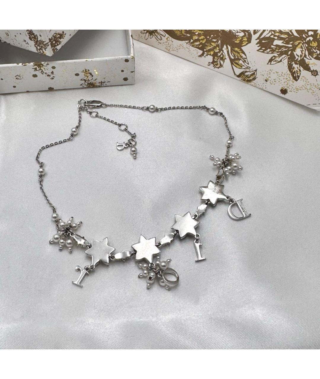 CHRISTIAN DIOR Серебряное колье, фото 2