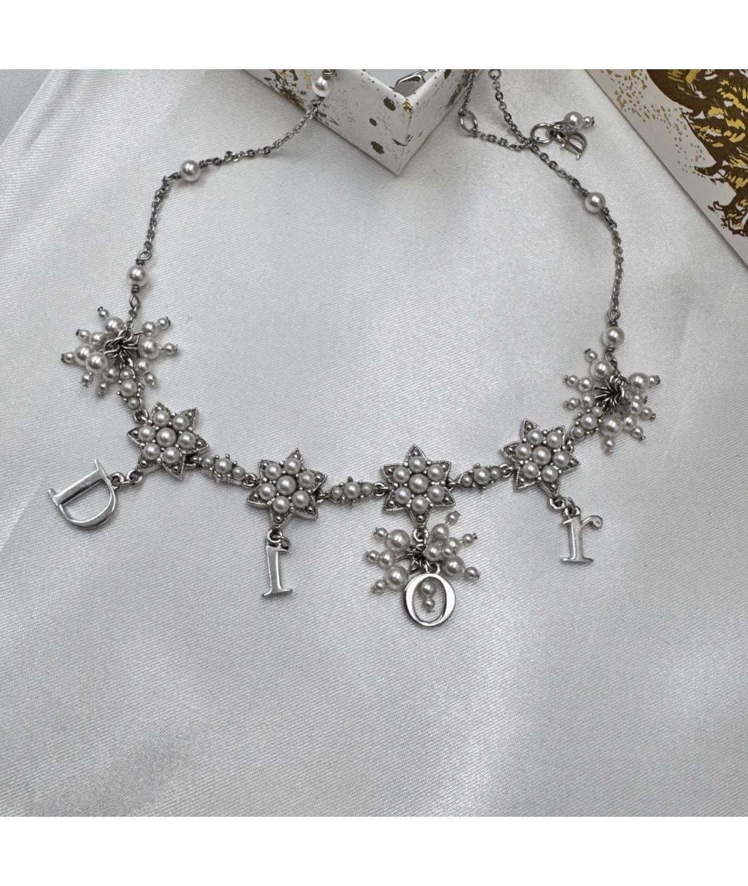 CHRISTIAN DIOR Серебряное колье, фото 7