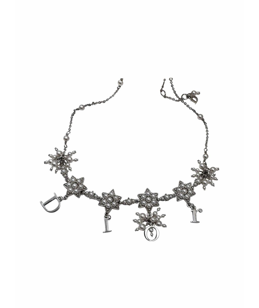 CHRISTIAN DIOR Серебряное колье, фото 1