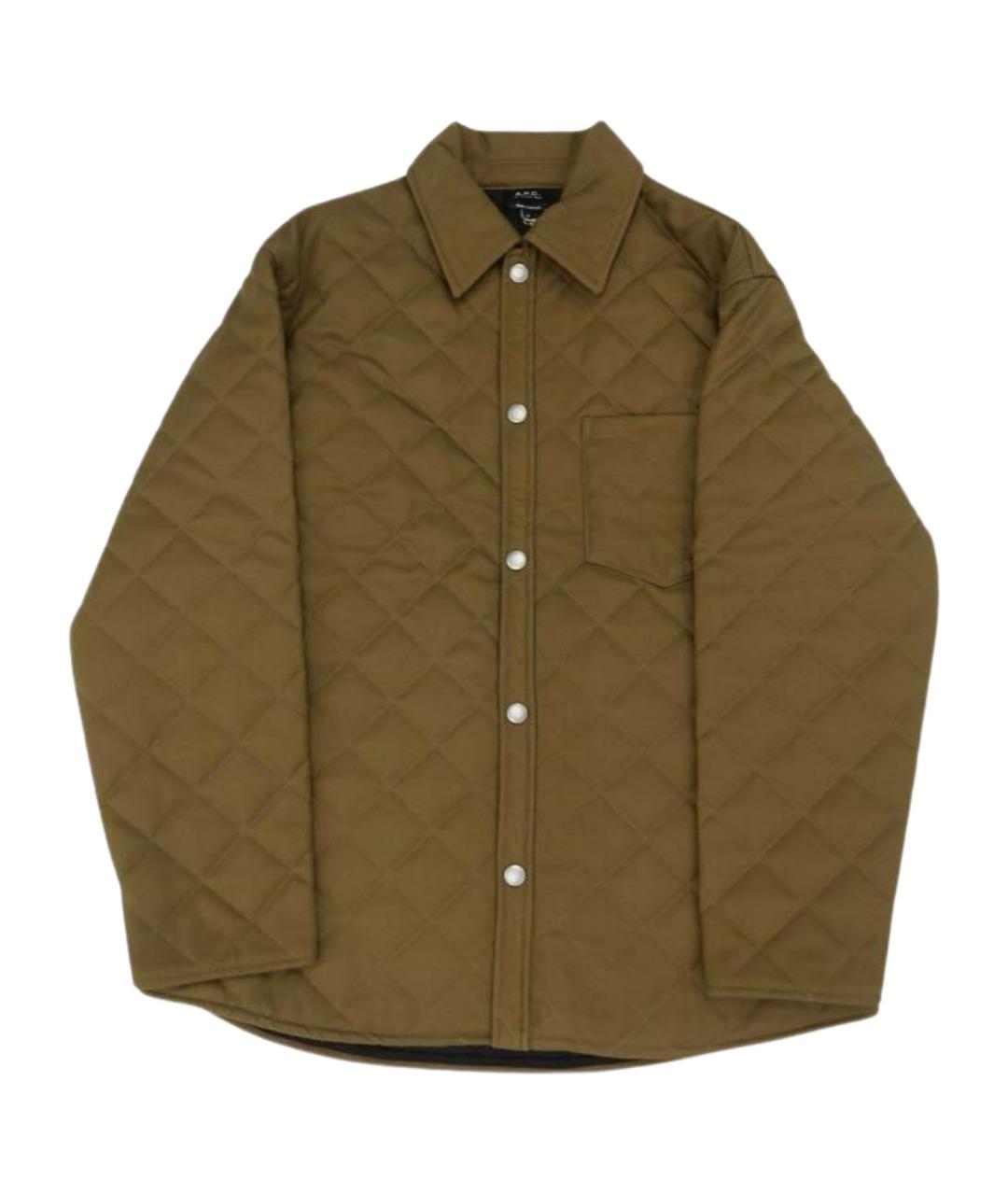 A.P.C. Горчичная шерстяная куртка, фото 1