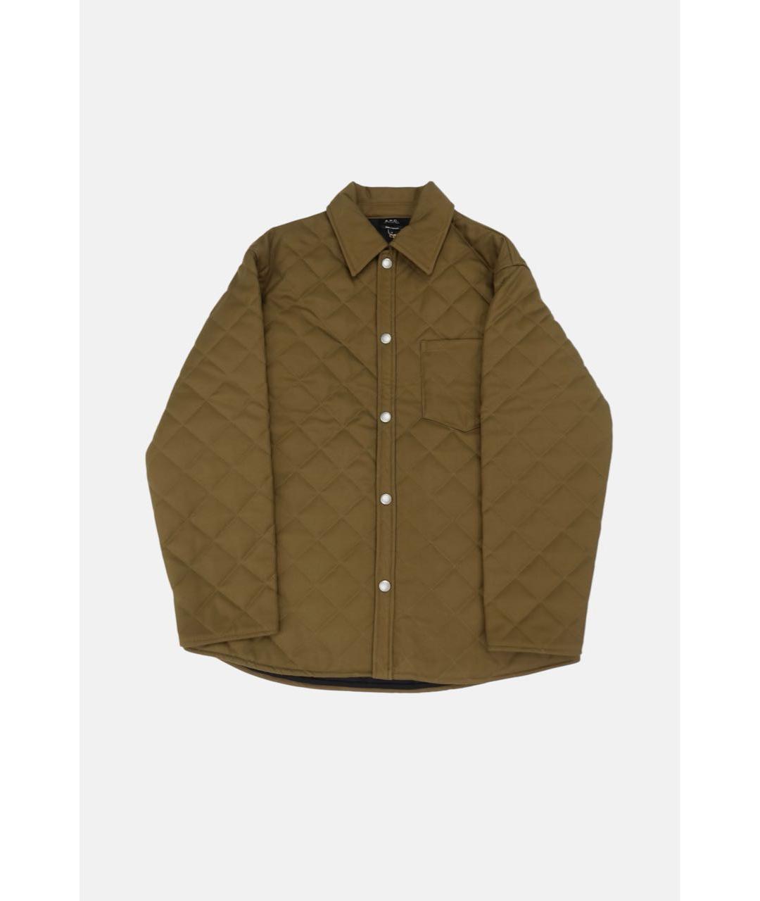 A.P.C. Горчичная шерстяная куртка, фото 5