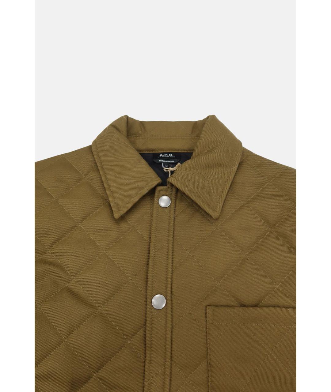 A.P.C. Горчичная шерстяная куртка, фото 4