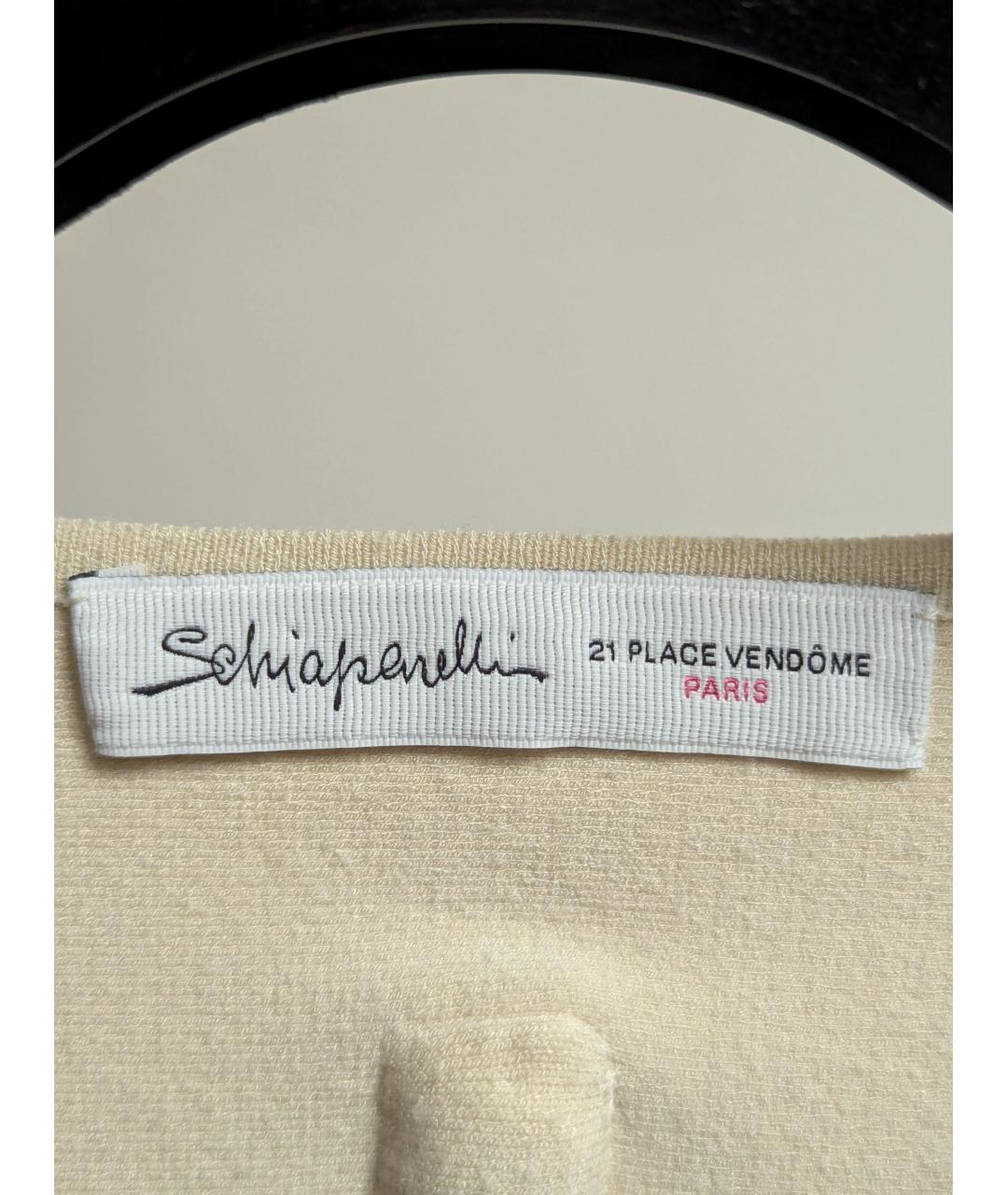 SCHIAPARELLI Бежевый вискозный джемпер / свитер, фото 3