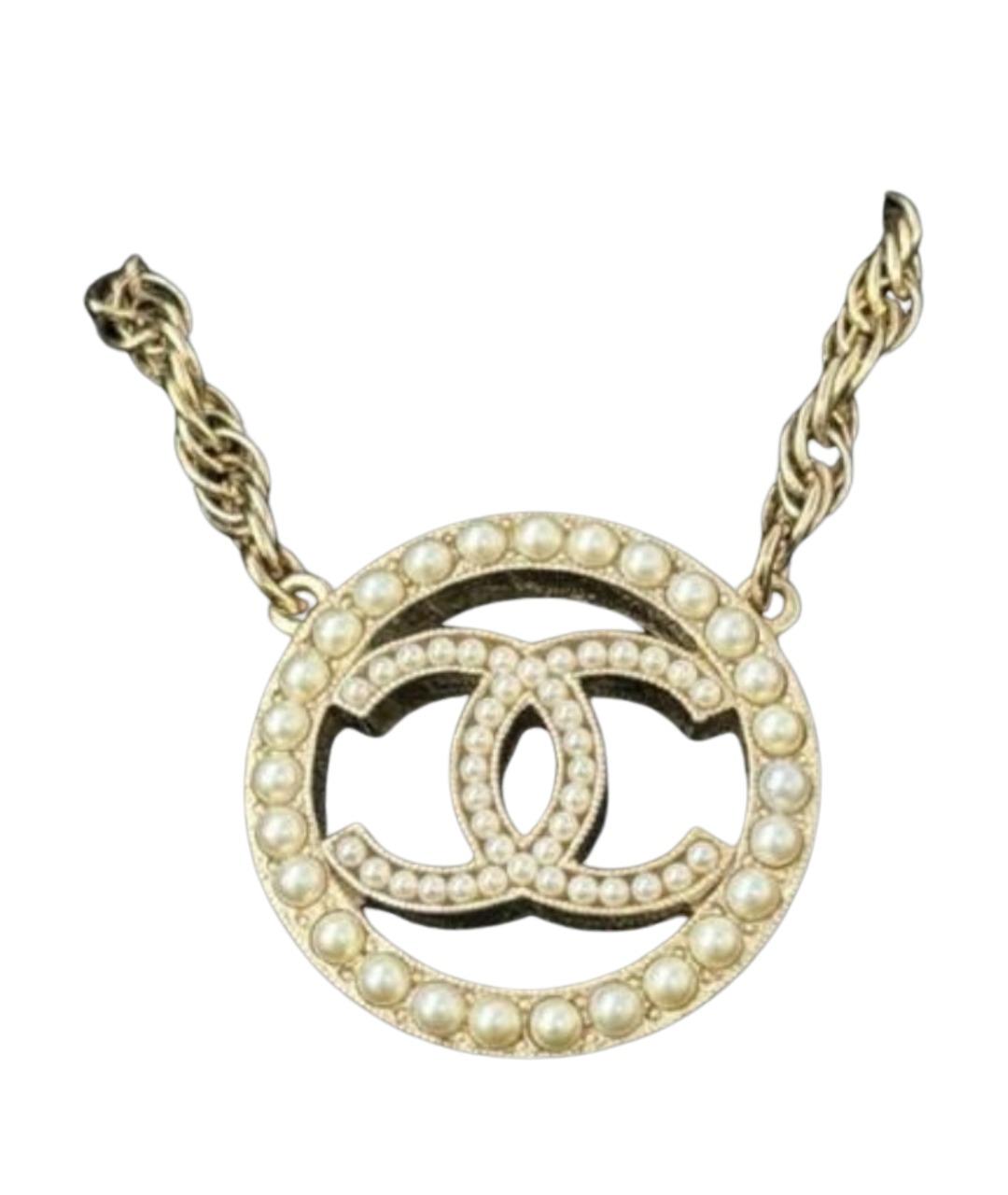 CHANEL Золотая подвеска, фото 1