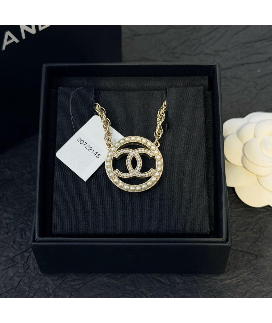 CHANEL Золотая подвеска, фото 5