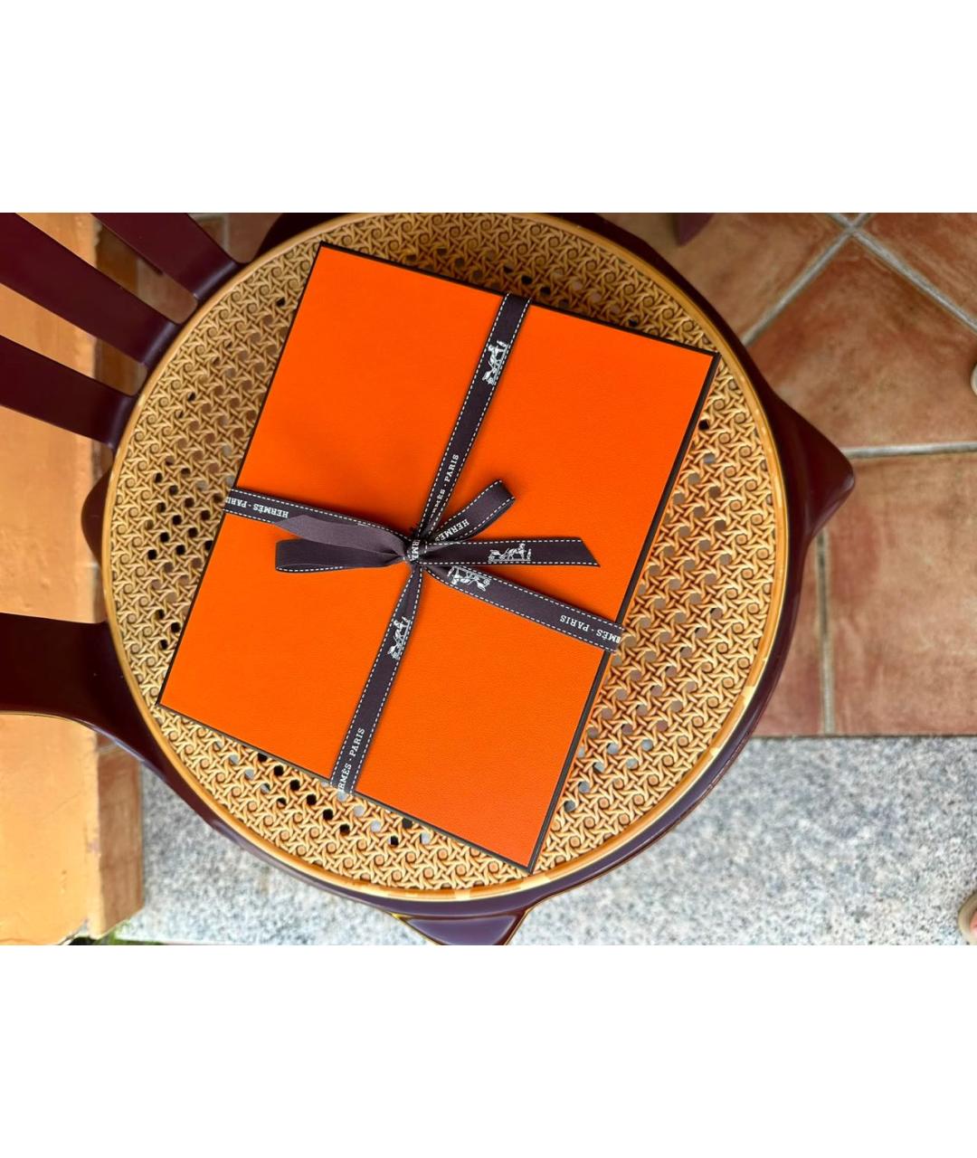 HERMES Темно-синяя кожаная сумка через плечо, фото 5