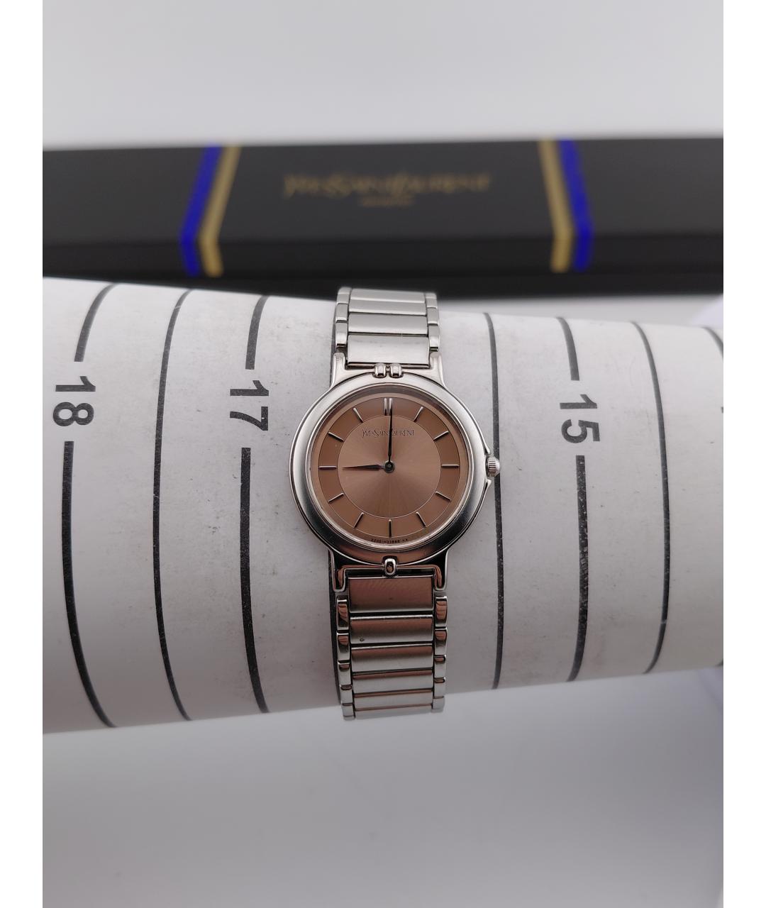 SAINT LAURENT Серебряные стальные часы, фото 7
