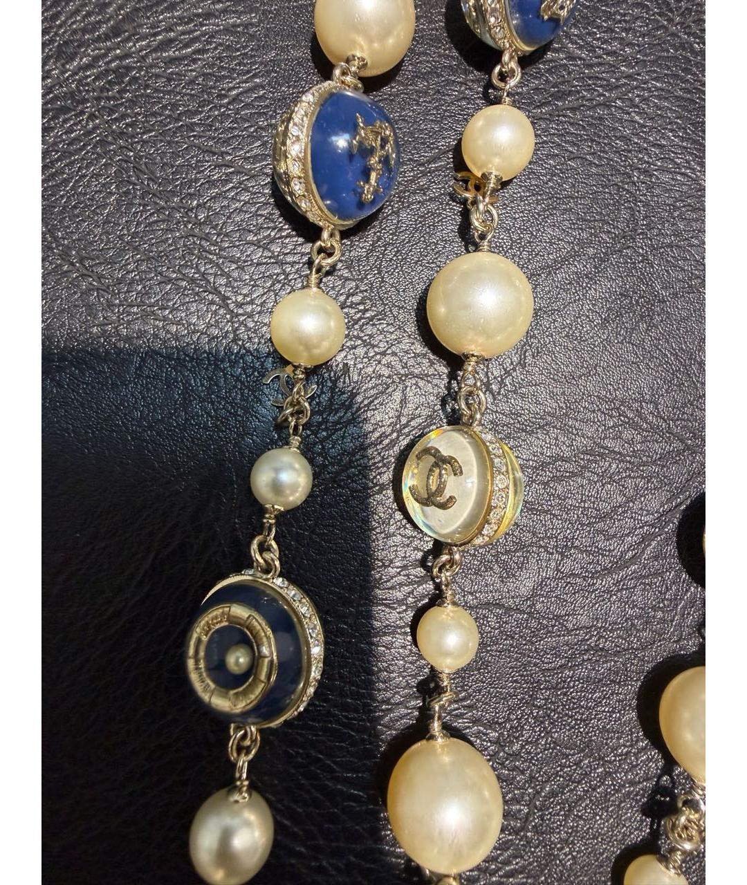 CHANEL Бежевое колье, фото 2