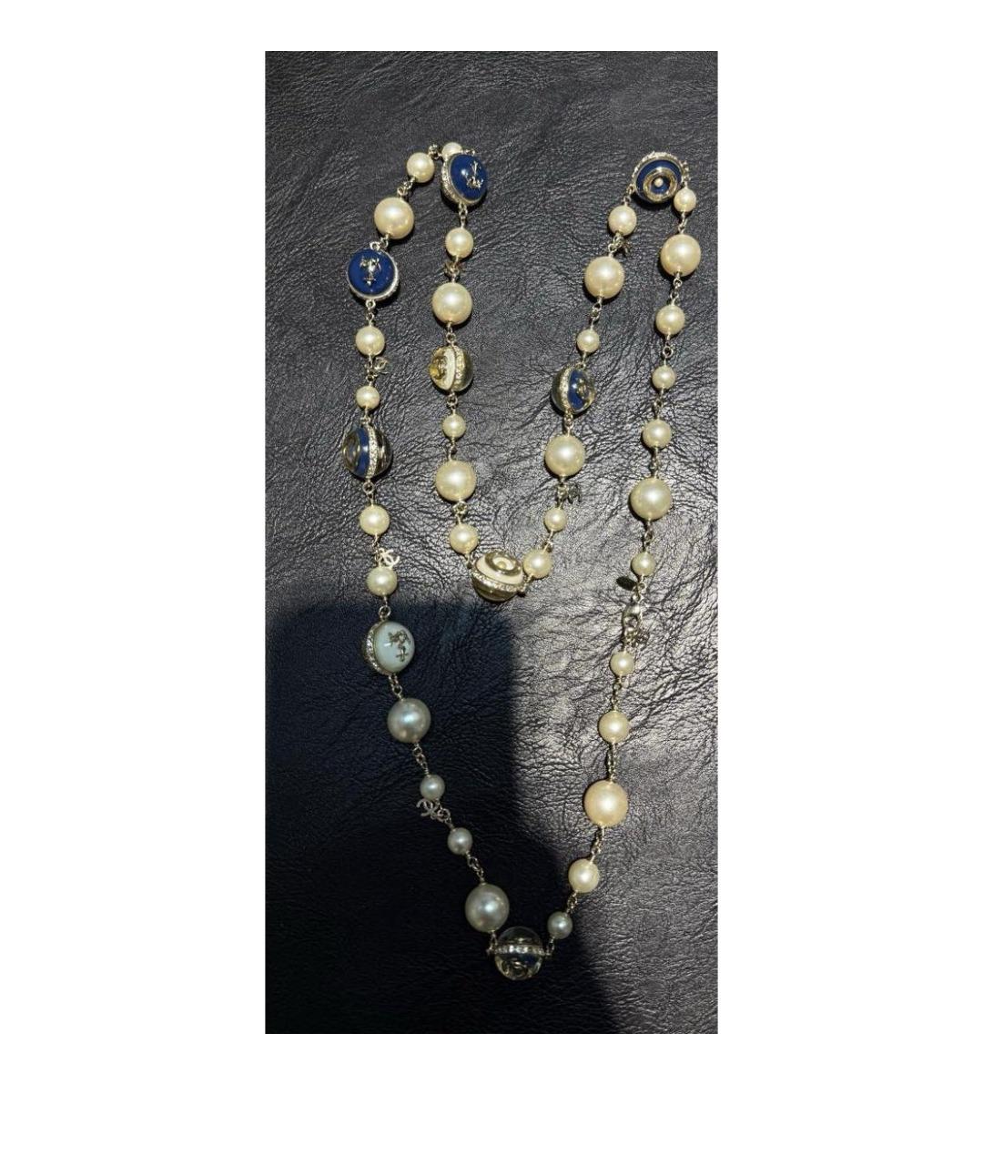 CHANEL Бежевое колье, фото 7