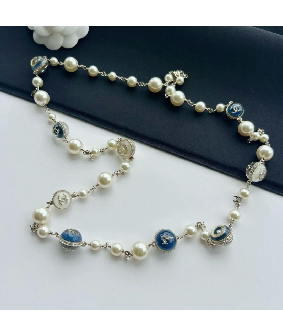 CHANEL Бежевое колье, фото 3