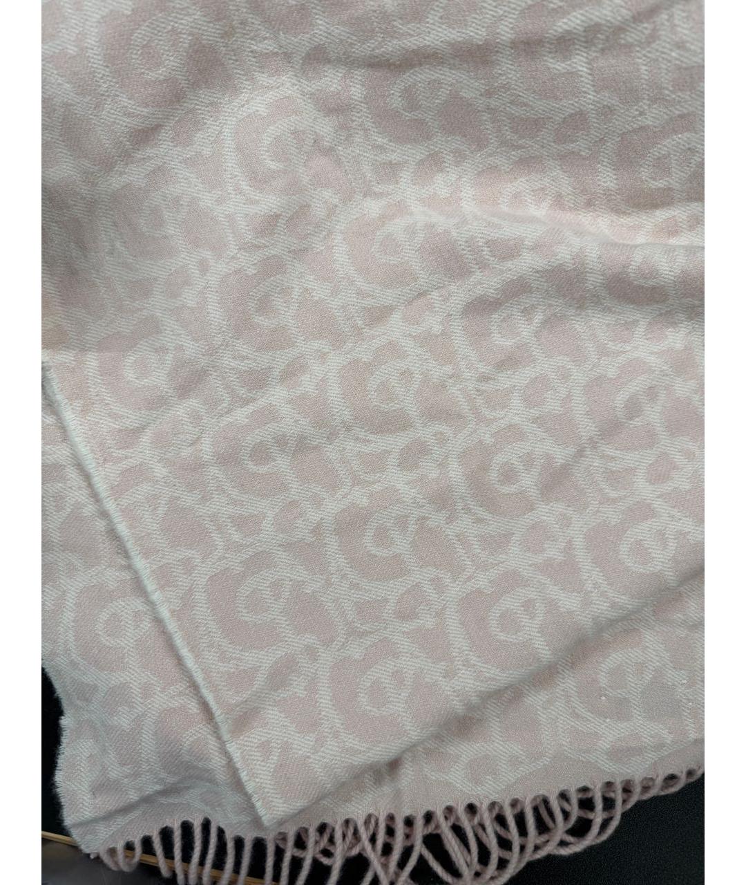 BURBERRY Розовый кашемировый шарф, фото 2