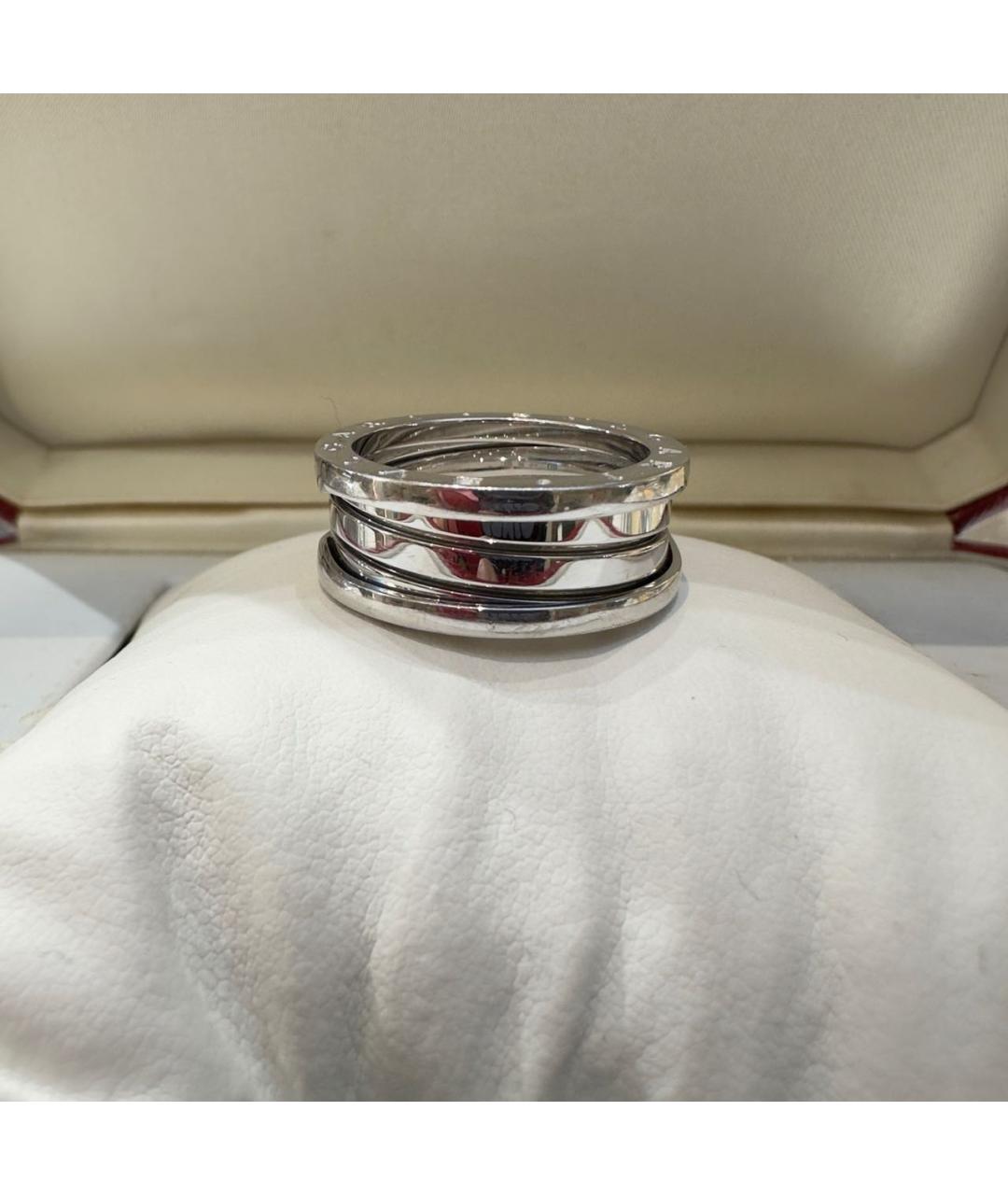 BVLGARI Серебряное кольцо из белого золота, фото 4