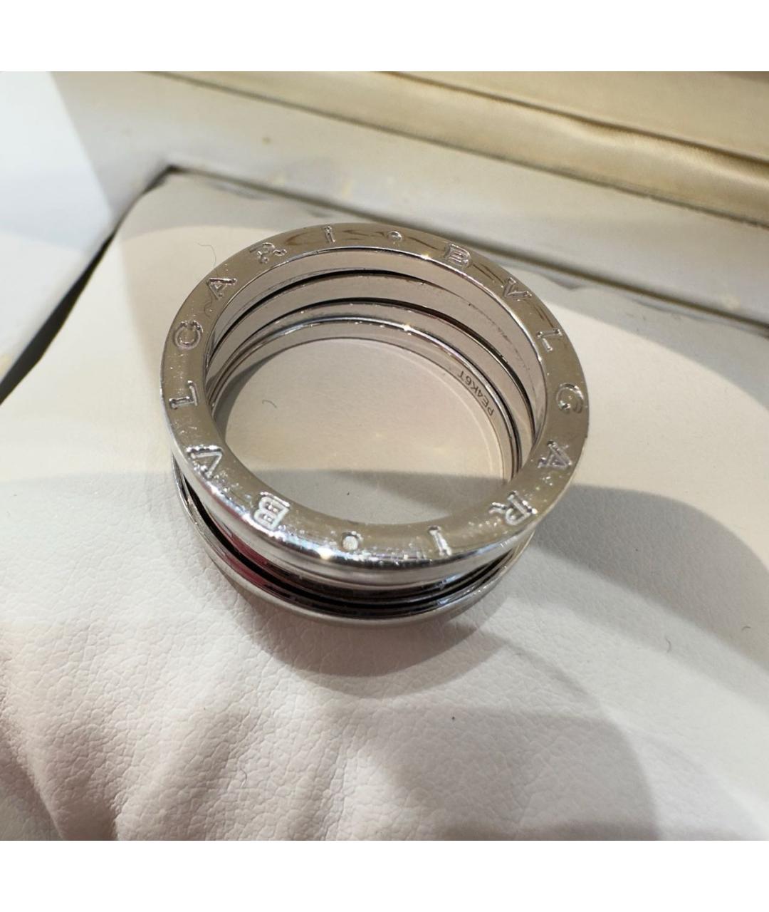 BVLGARI Серебряное кольцо из белого золота, фото 2