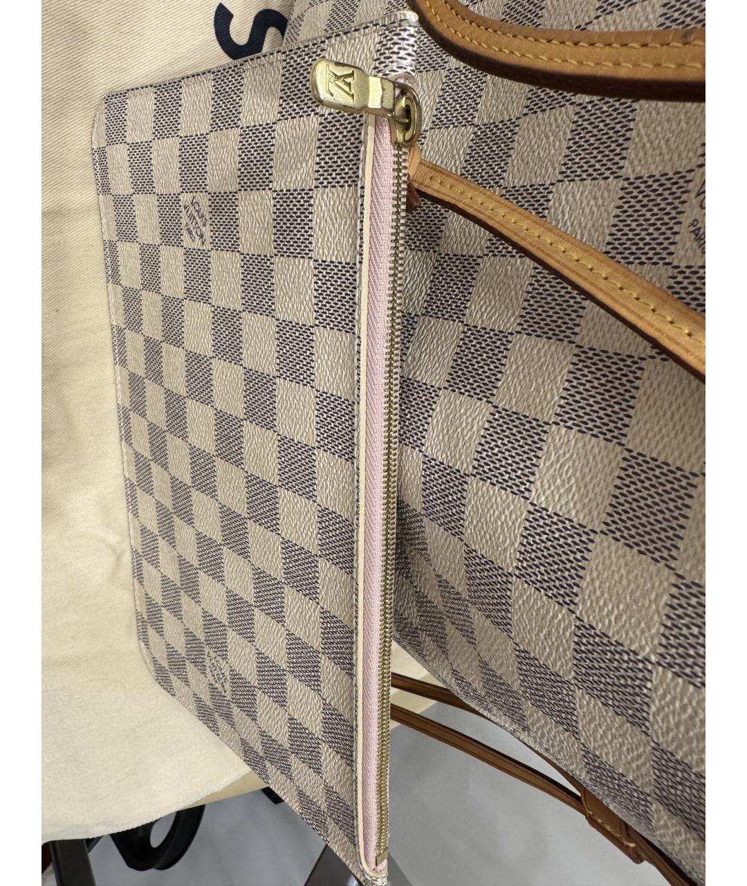 LOUIS VUITTON Бежевая сумка тоут из канвы, фото 2