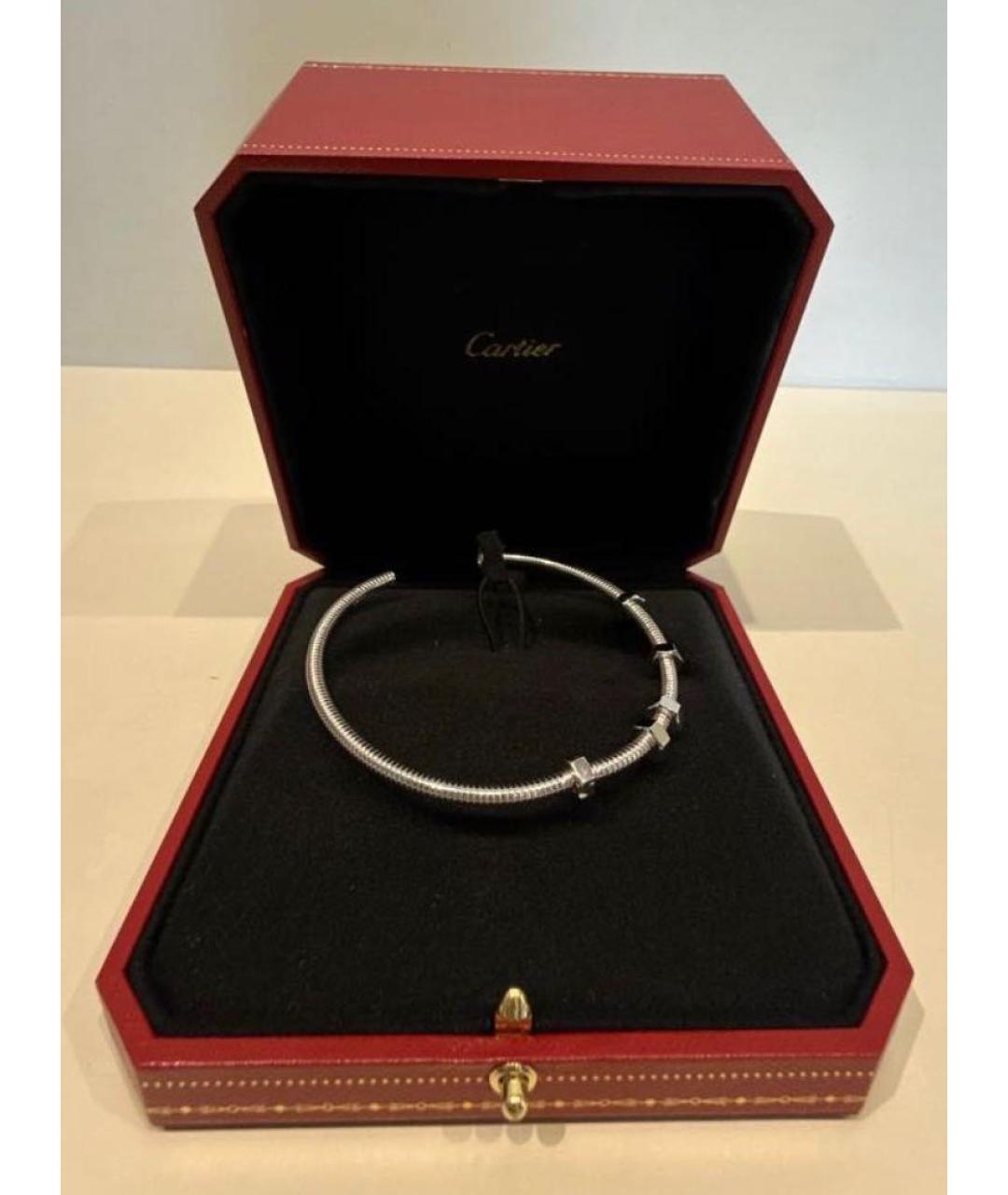 CARTIER Серебряный браслет из белого золота, фото 2