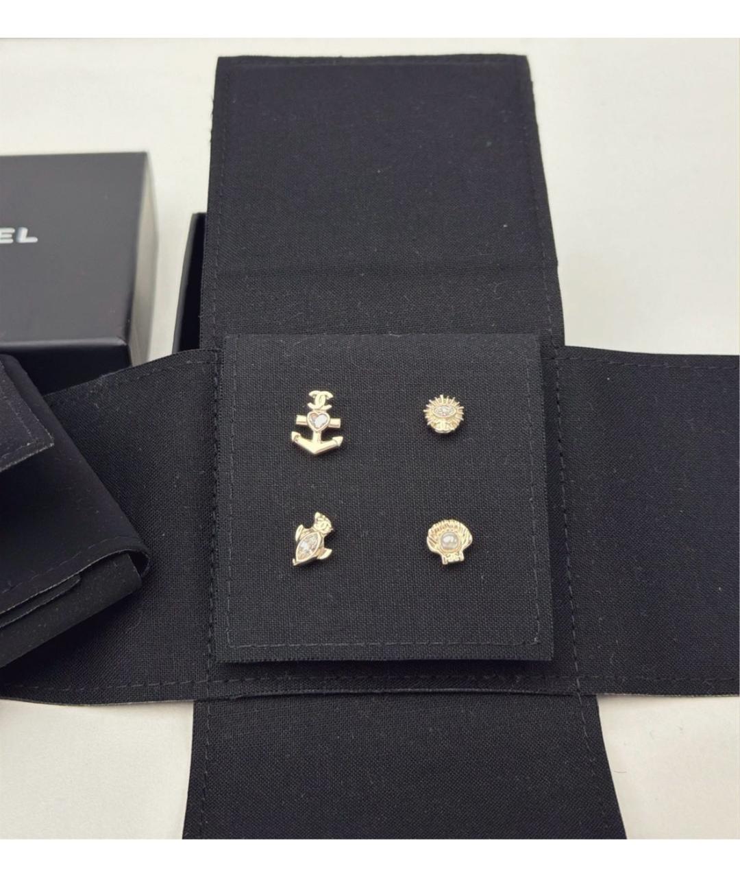 CHANEL Золотые серьги, фото 5