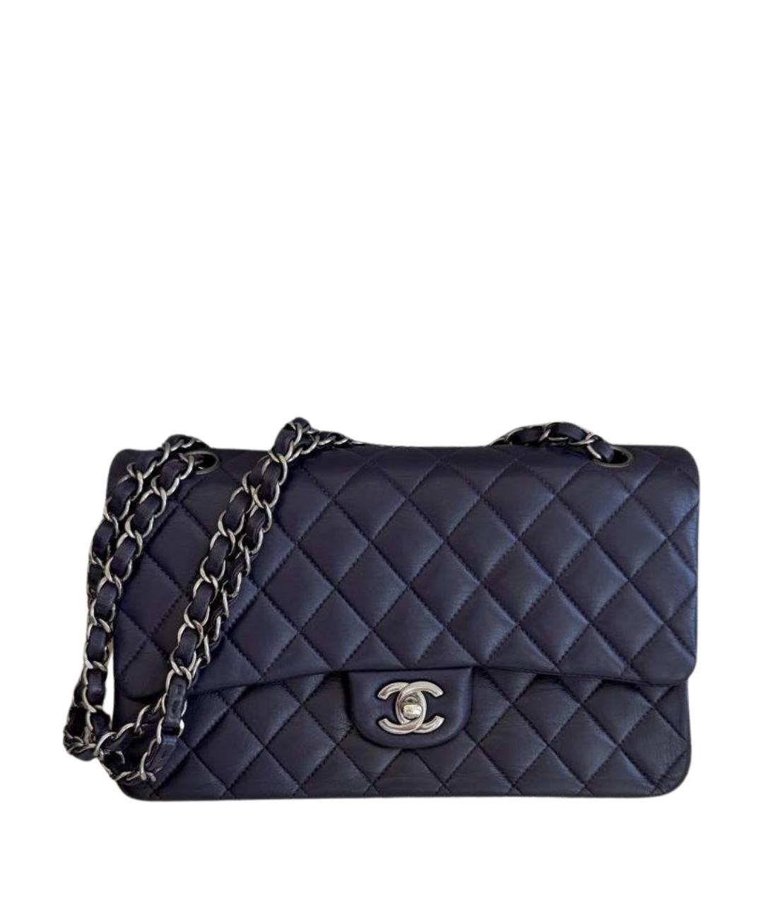 CHANEL Фиолетовая кожаная сумка через плечо, фото 1