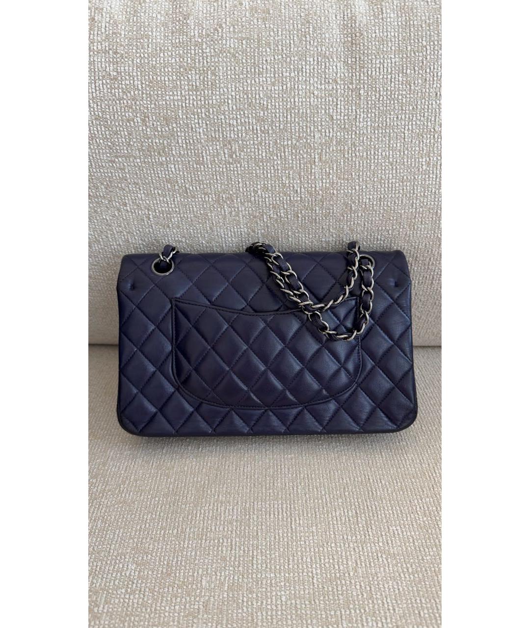 CHANEL Фиолетовая кожаная сумка через плечо, фото 2