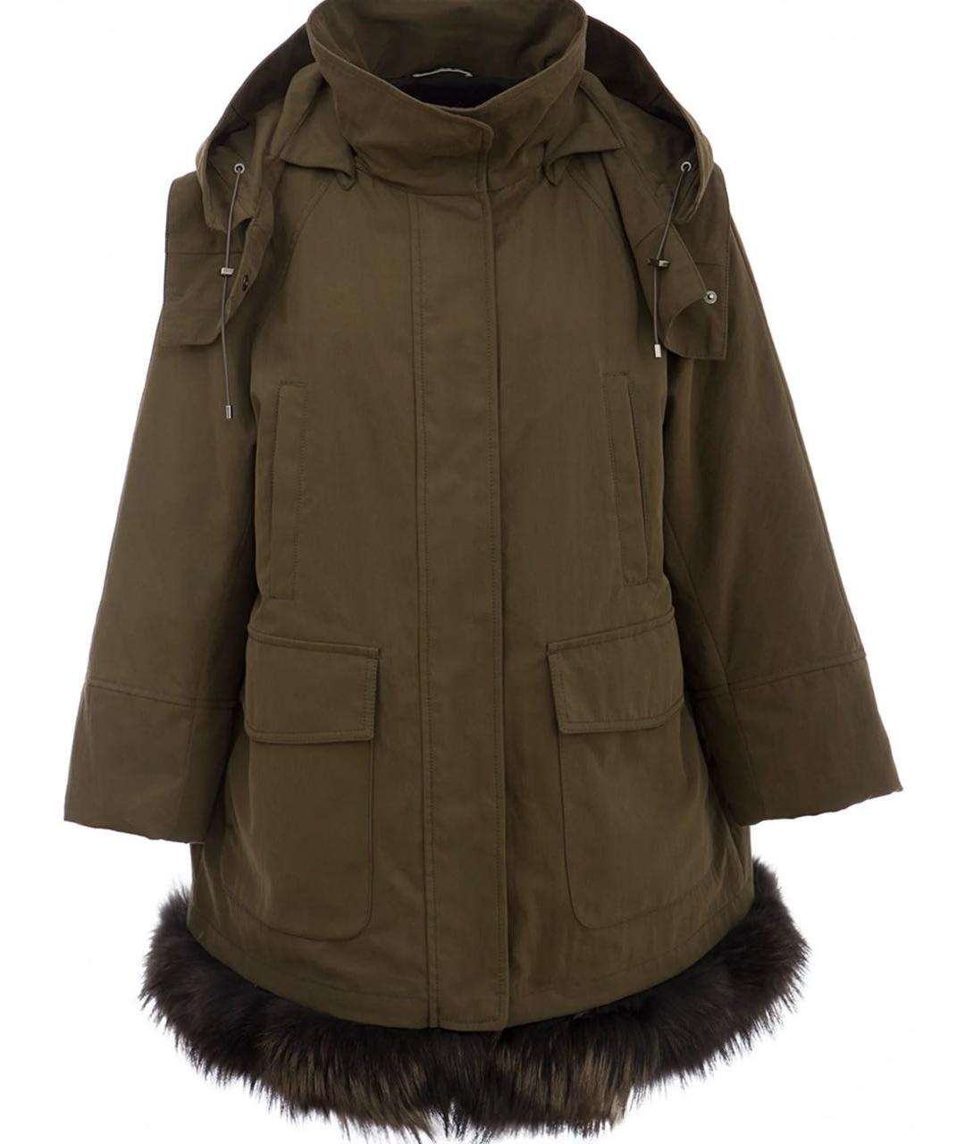 WEEKEND MAX MARA Хаки хлопковая парка, фото 1