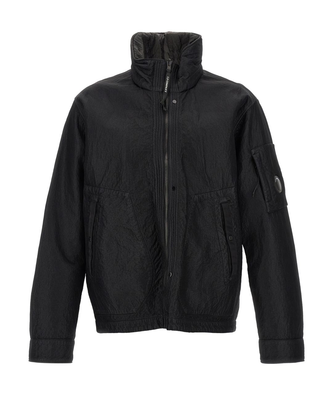 CP COMPANY Черная полиамидовая куртка, фото 1