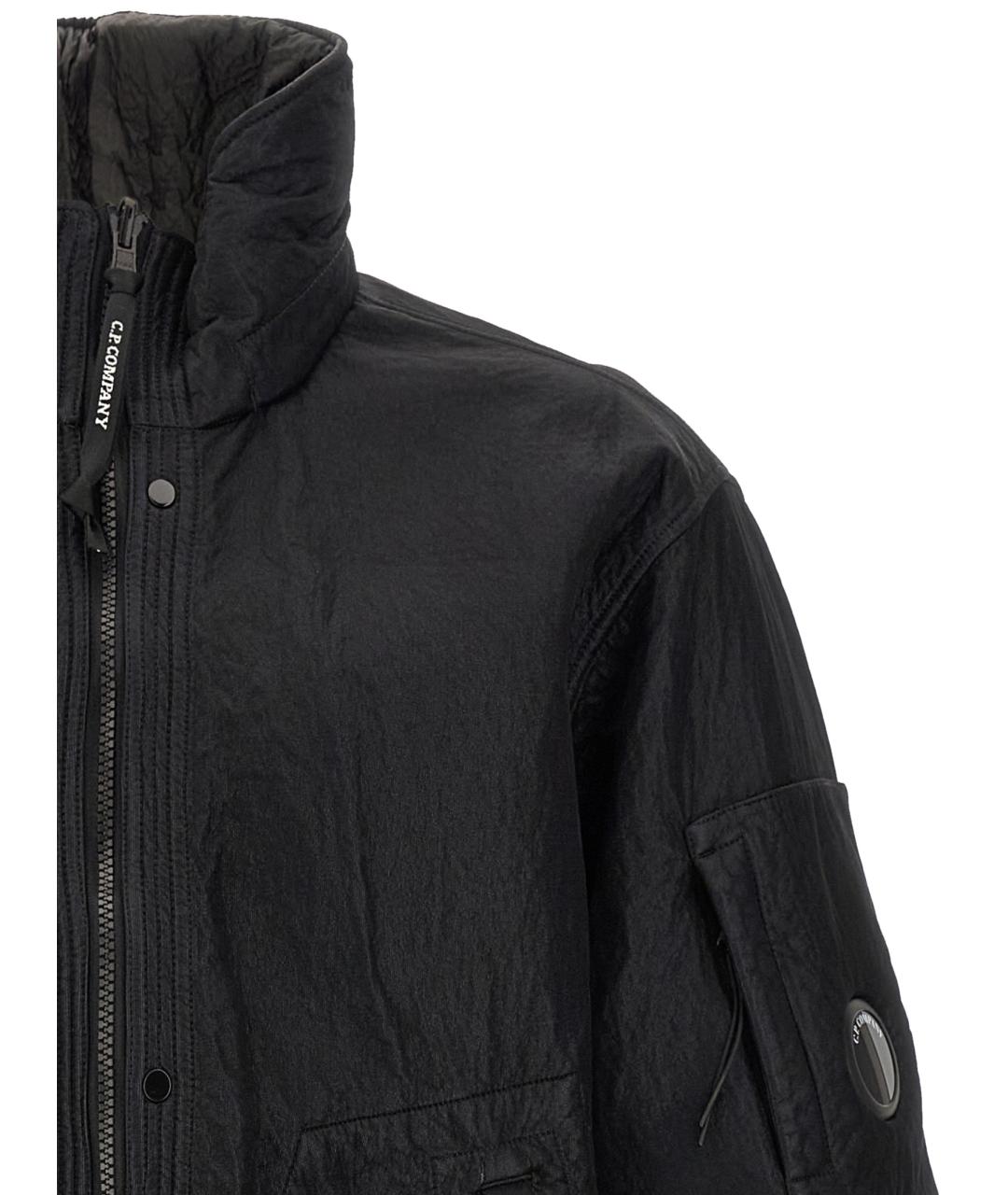 CP COMPANY Черная полиамидовая куртка, фото 4
