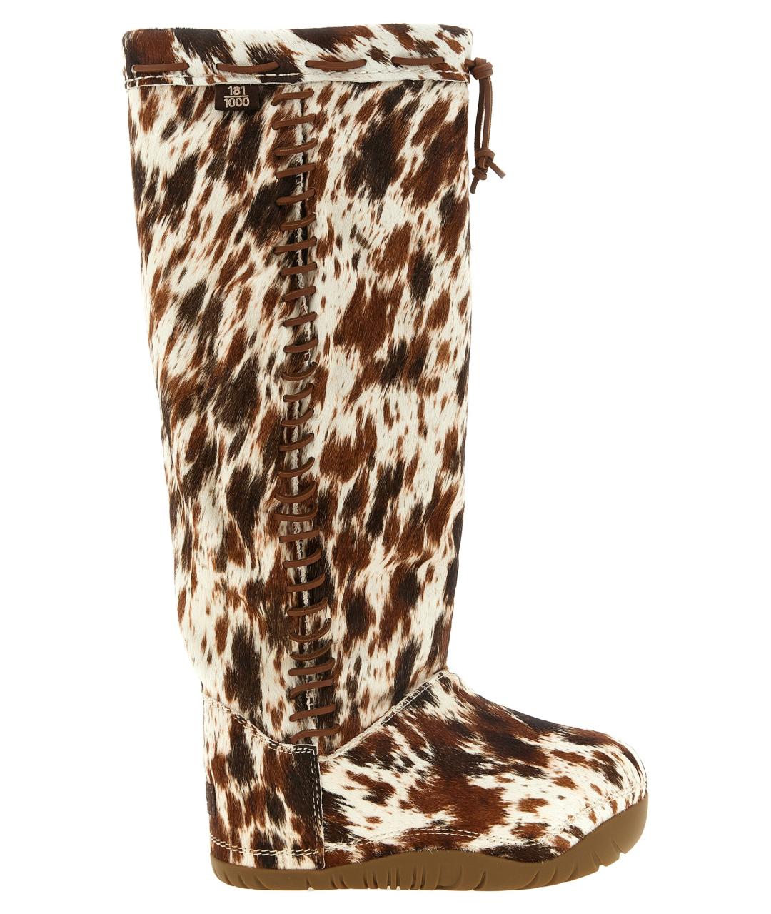 UGG Коричневые кожаные сапоги, фото 1