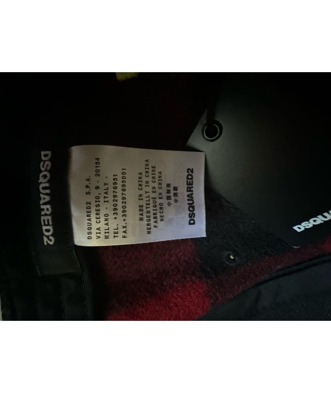 DSQUARED2 Мульти шерстяная кепка/бейсболка, фото 5