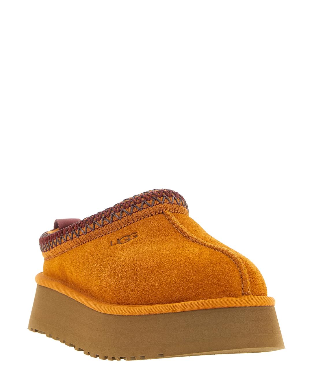 UGG Оранжевые замшевые сабо, фото 2