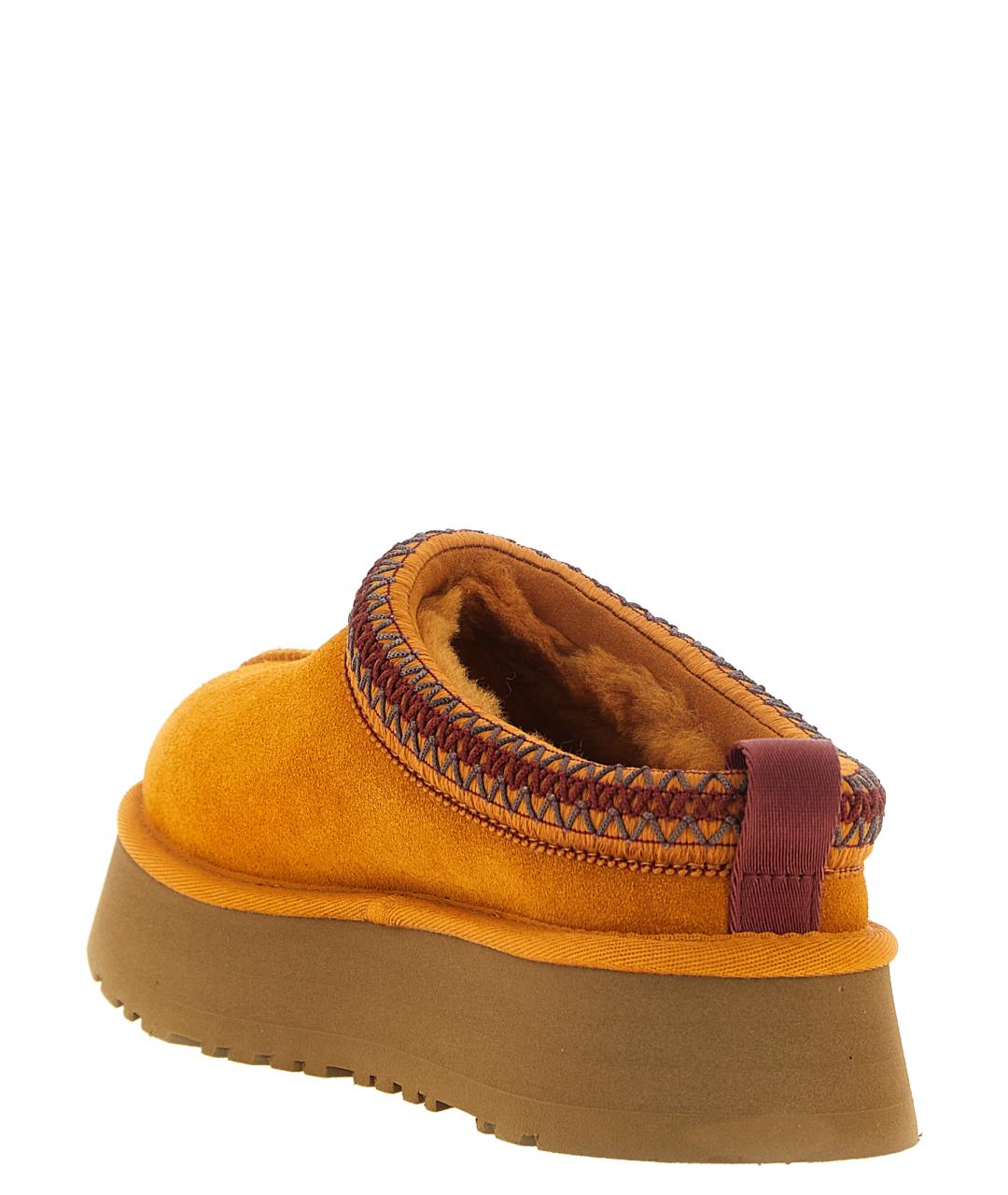 UGG Оранжевые замшевые сабо, фото 3