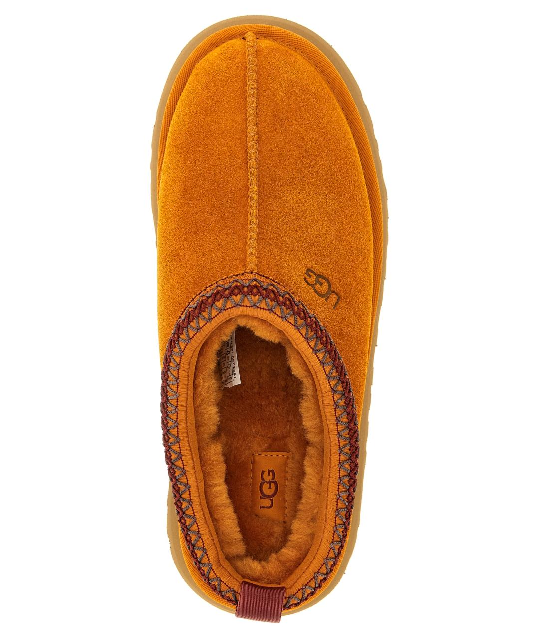 UGG Оранжевые замшевые сабо, фото 4
