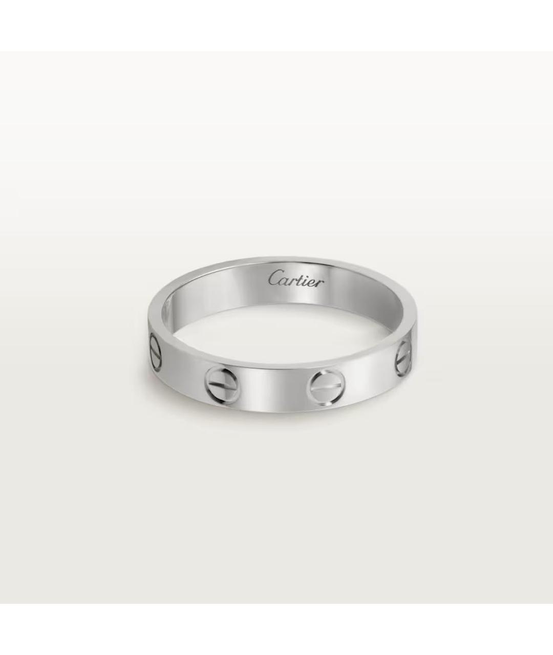 CARTIER Серебряное кольцо из белого золота, фото 6