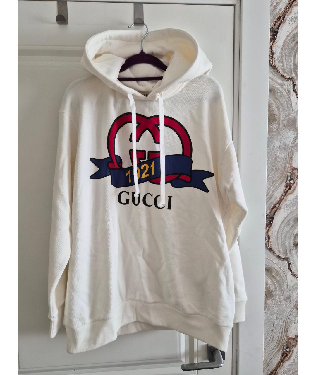 GUCCI Белый хлопковый джемпер / свитер, фото 6