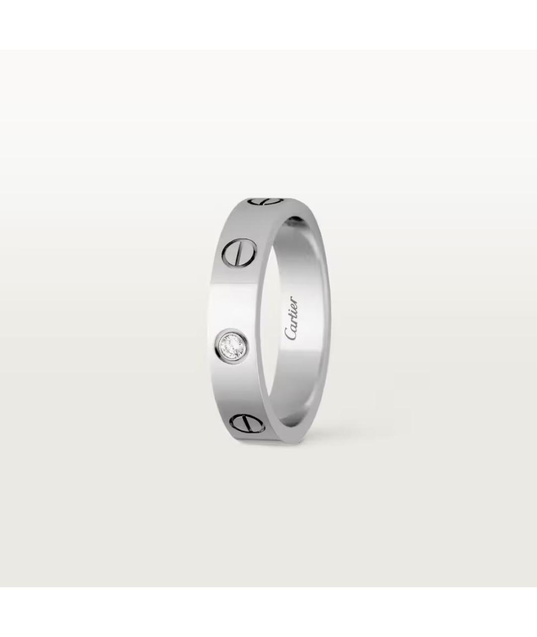 CARTIER Серебряное кольцо из белого золота, фото 2