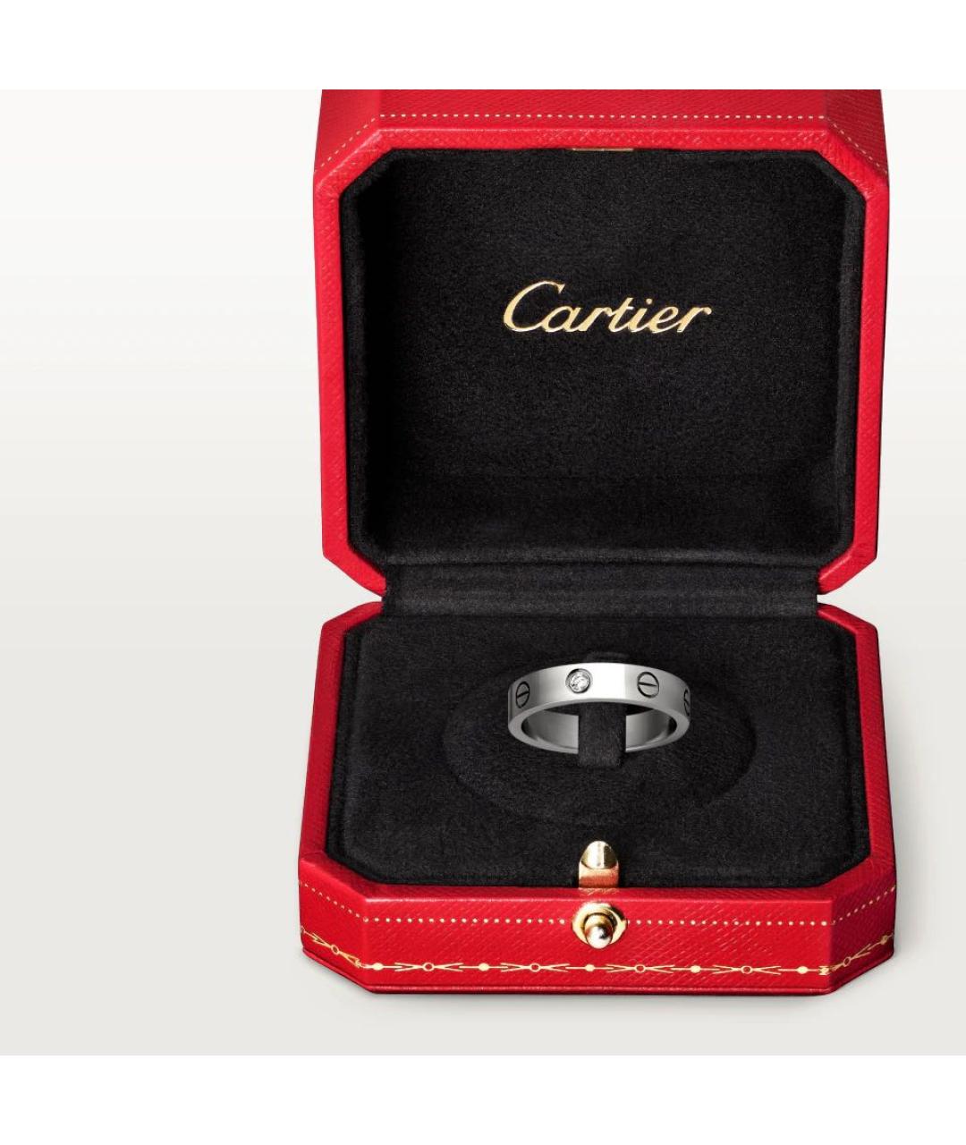 CARTIER Серебряное кольцо из белого золота, фото 7
