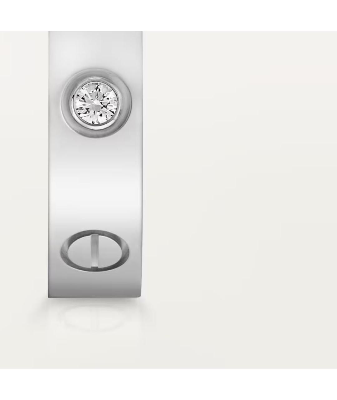 CARTIER Серебряное кольцо из белого золота, фото 4