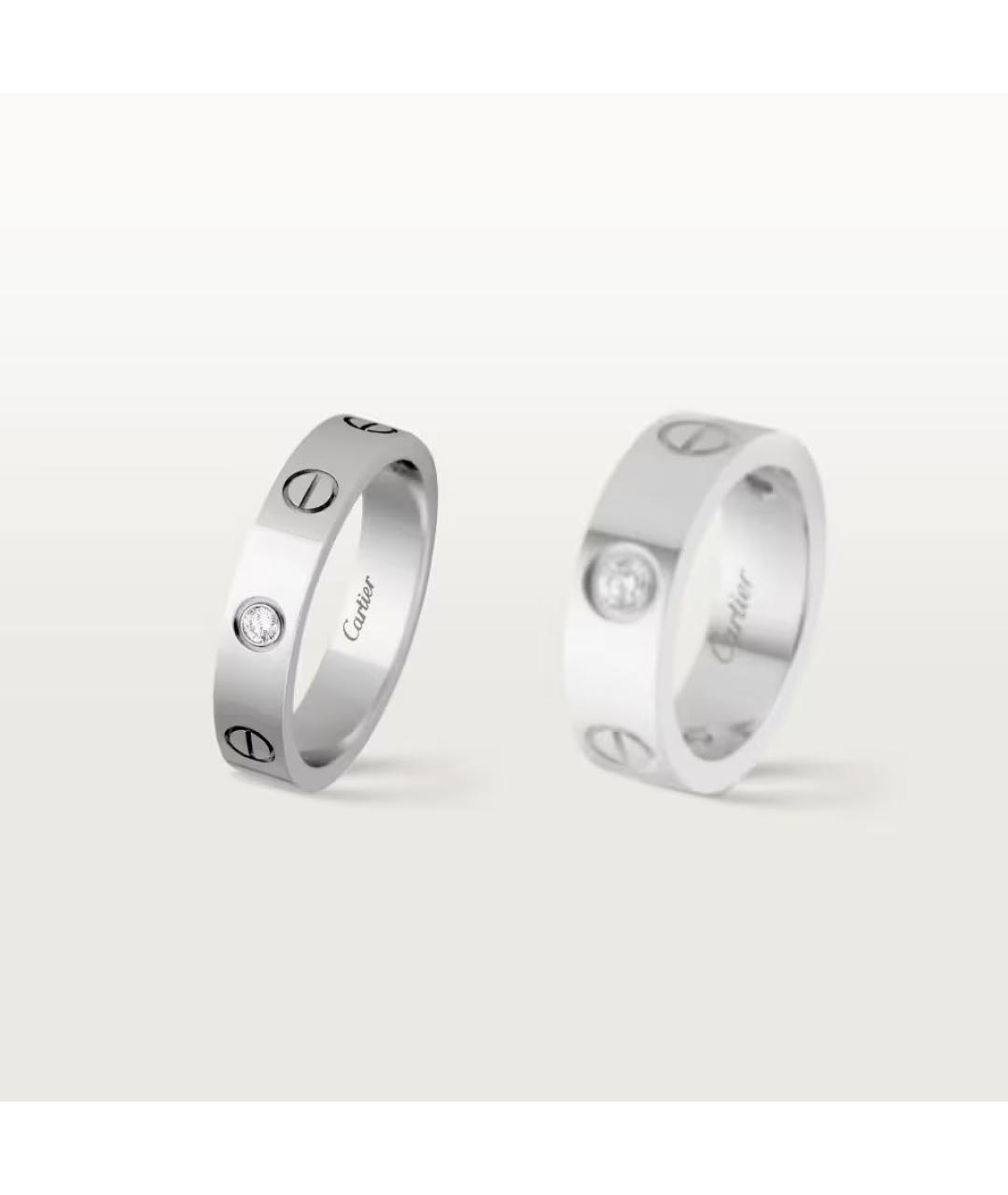 CARTIER Серебряное кольцо из белого золота, фото 3