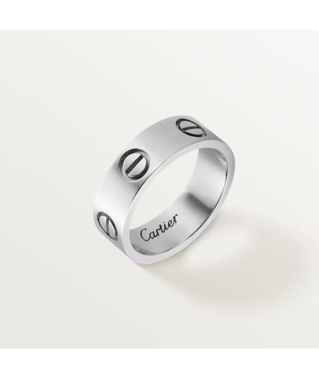 CARTIER Серебряное кольцо из белого золота, фото 2