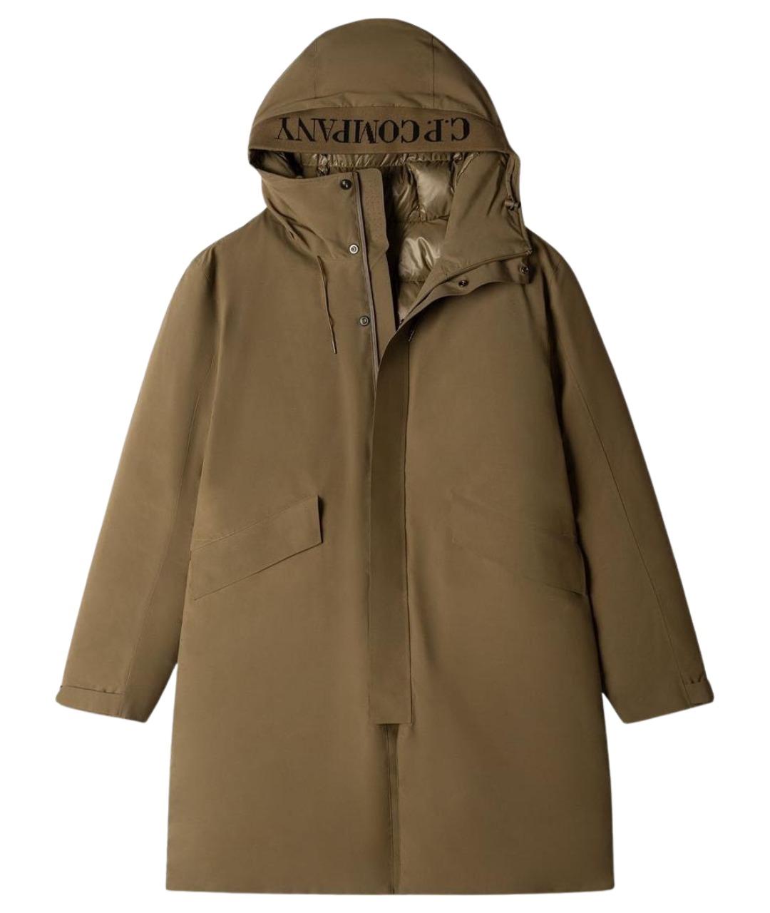 CP COMPANY Коричневый пуховик, фото 1