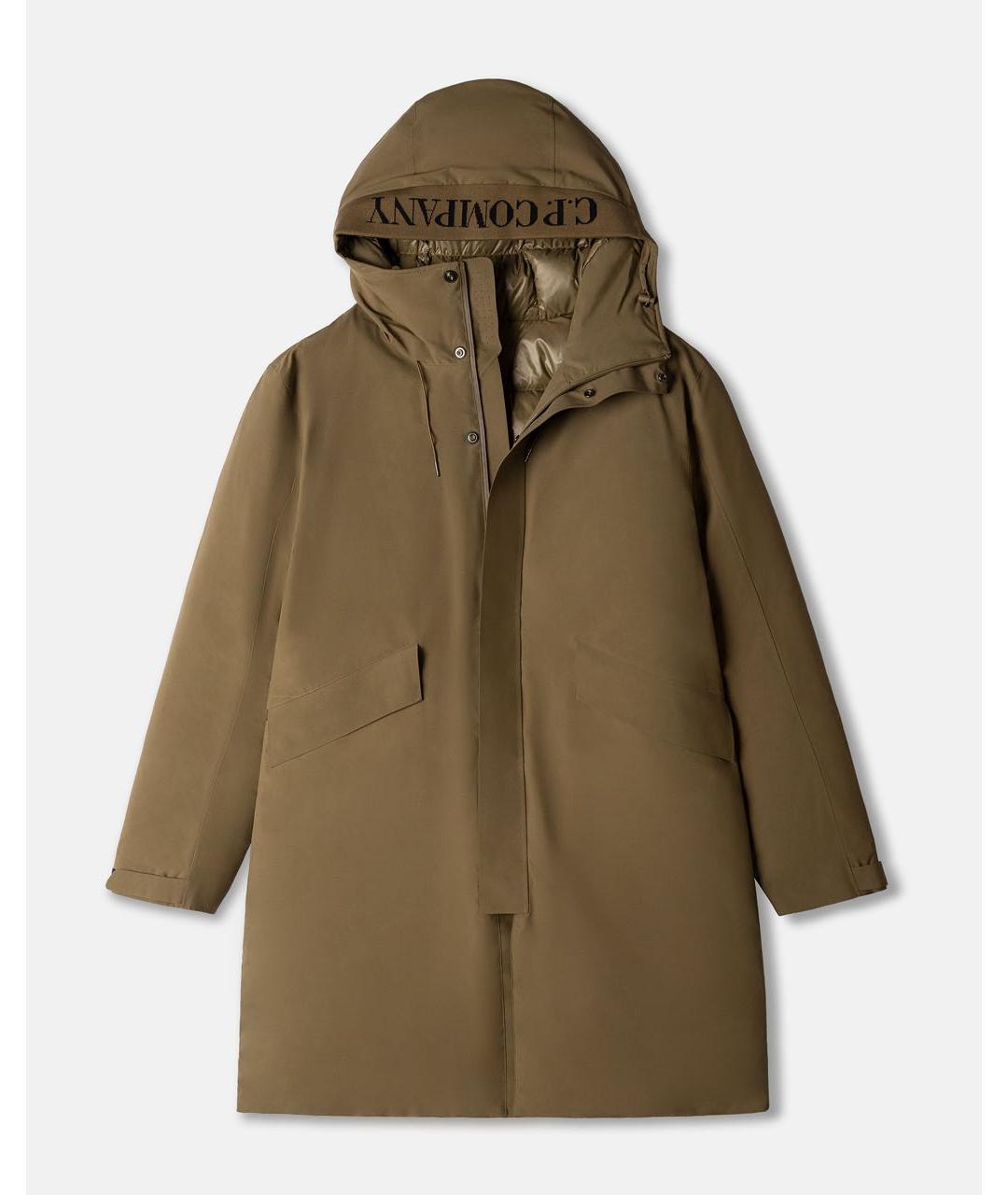 CP COMPANY Коричневый пуховик, фото 5