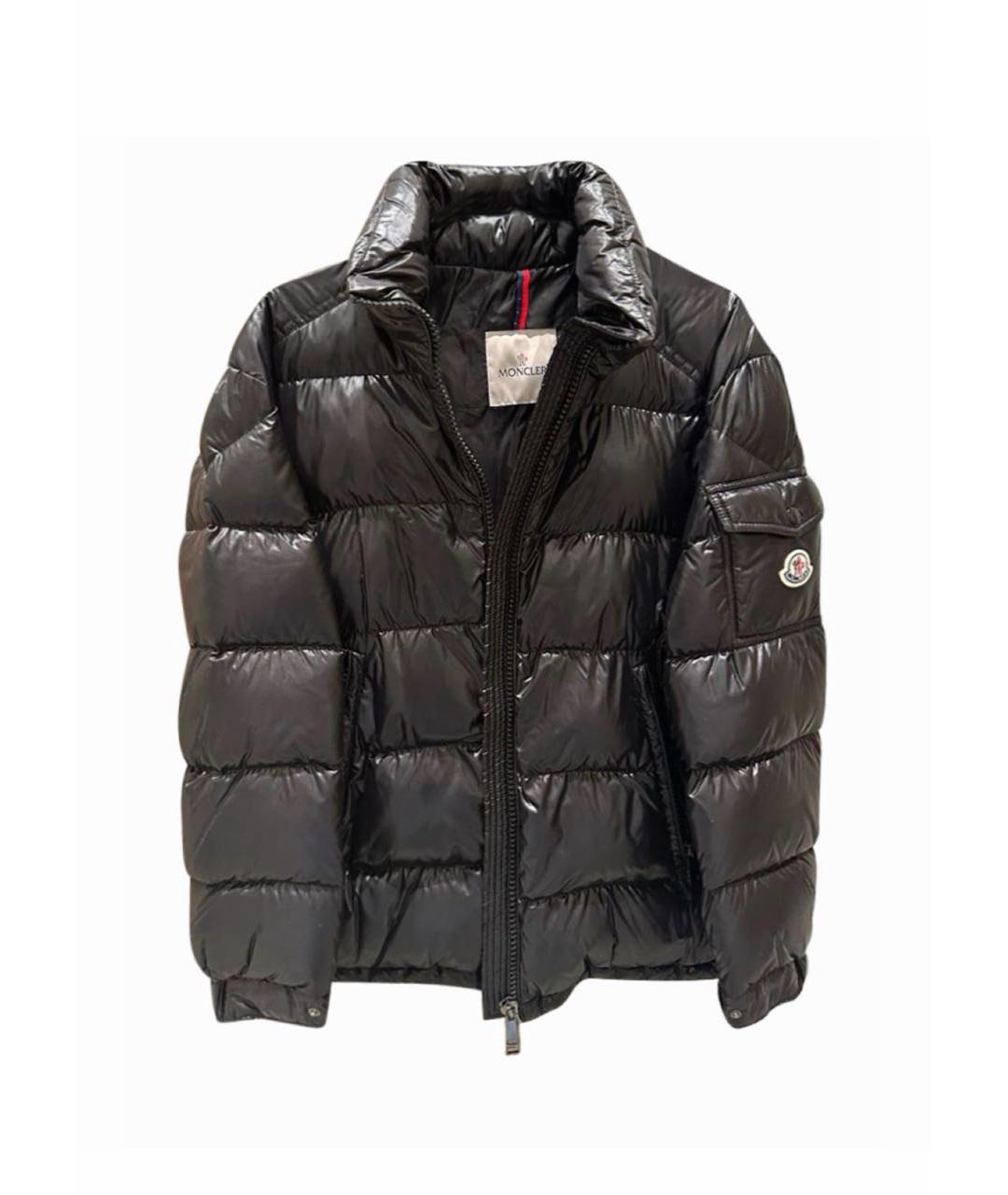 MONCLER Черный пуховик, фото 6
