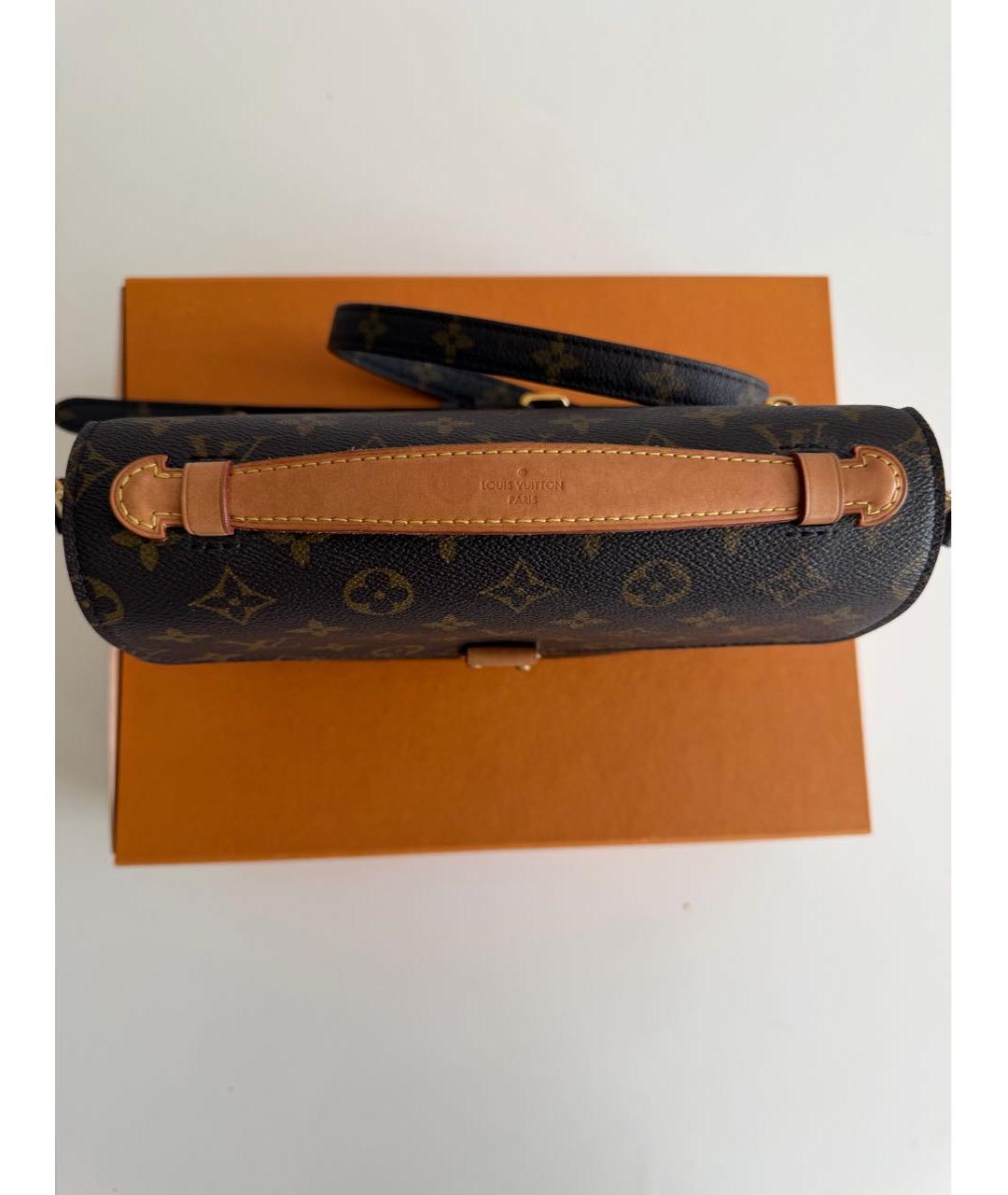 LOUIS VUITTON Коричневая сумка через плечо из канвы, фото 5
