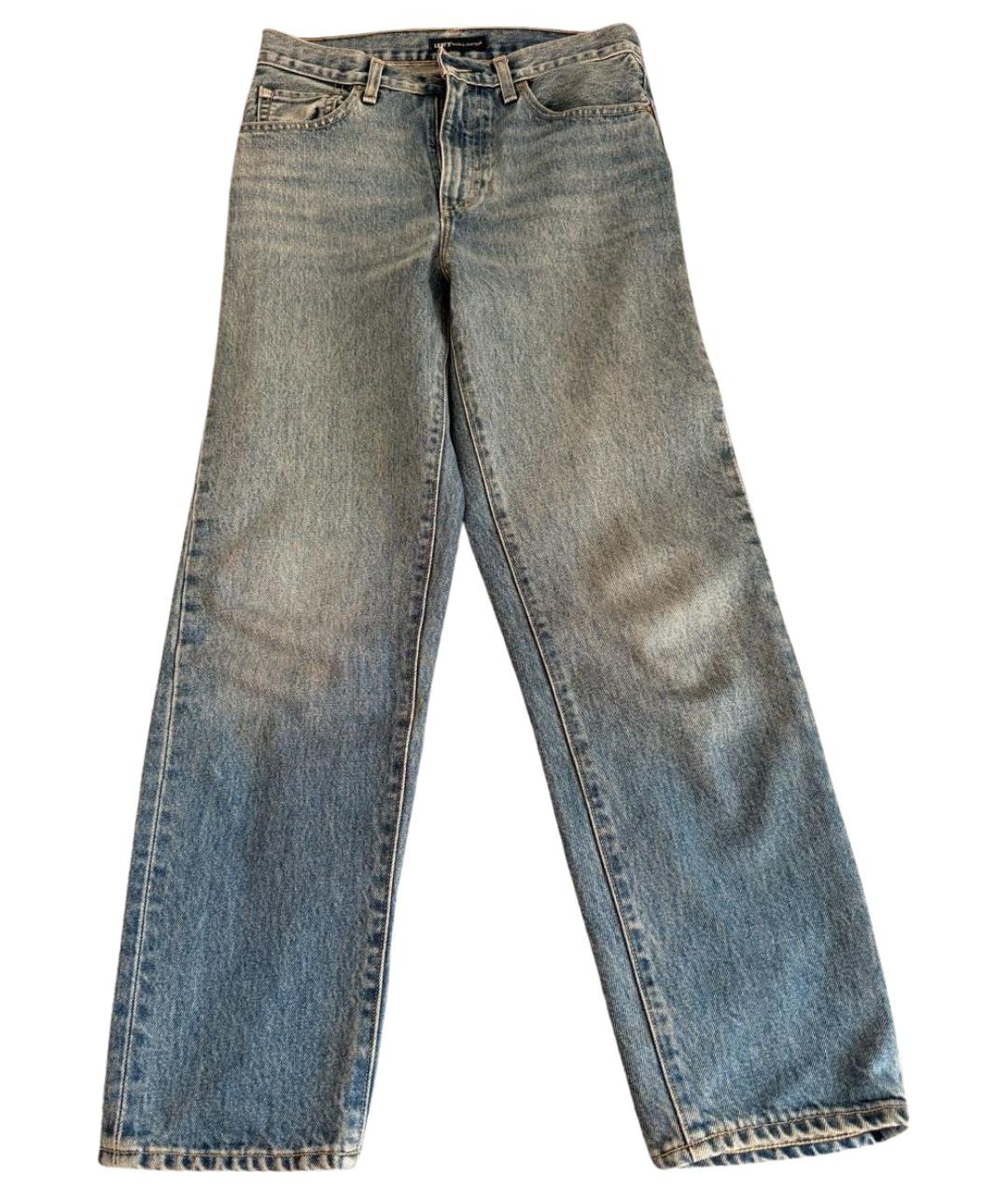LEVI'S Темно-синие хлопковые прямые джинсы, фото 1