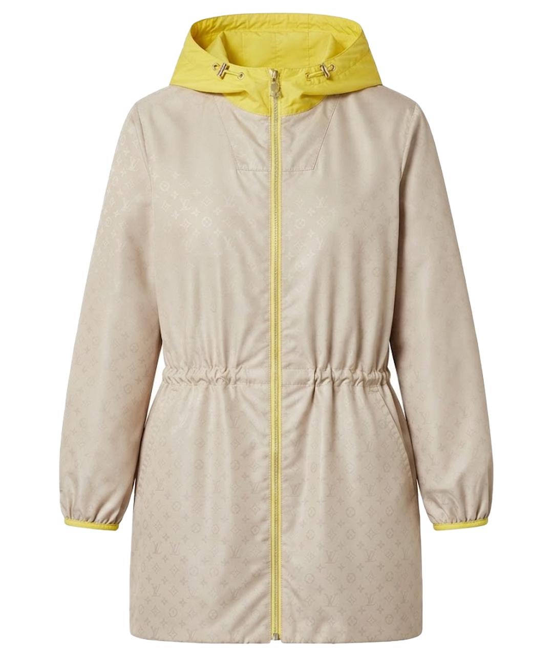 LOUIS VUITTON Бежевая полиэстеровая куртка, фото 1