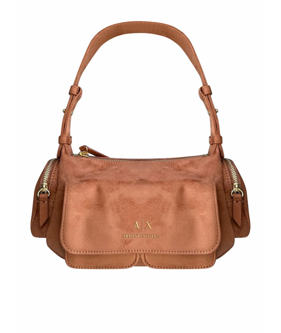 ARMANI EXCHANGE Оранжевая сумка с короткими ручками, фото 1