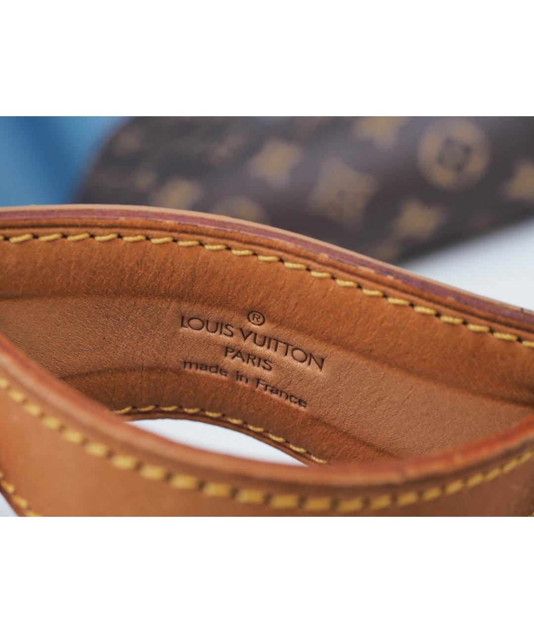 LOUIS VUITTON Коричневая сумка через плечо из канвы, фото 8