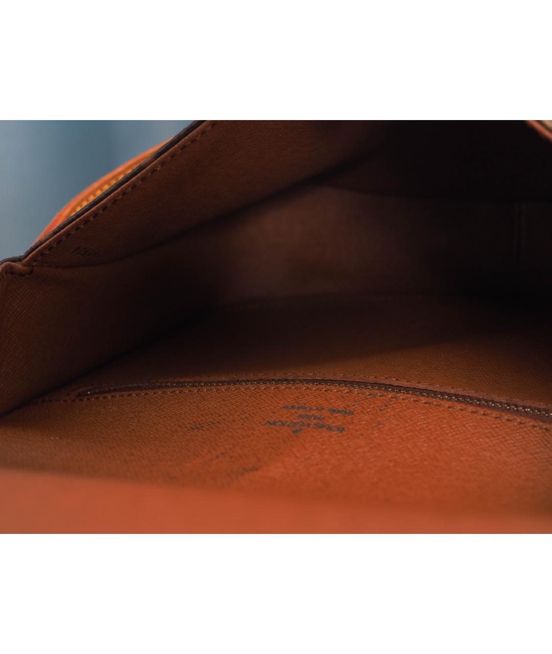 LOUIS VUITTON Коричневая сумка через плечо из канвы, фото 9