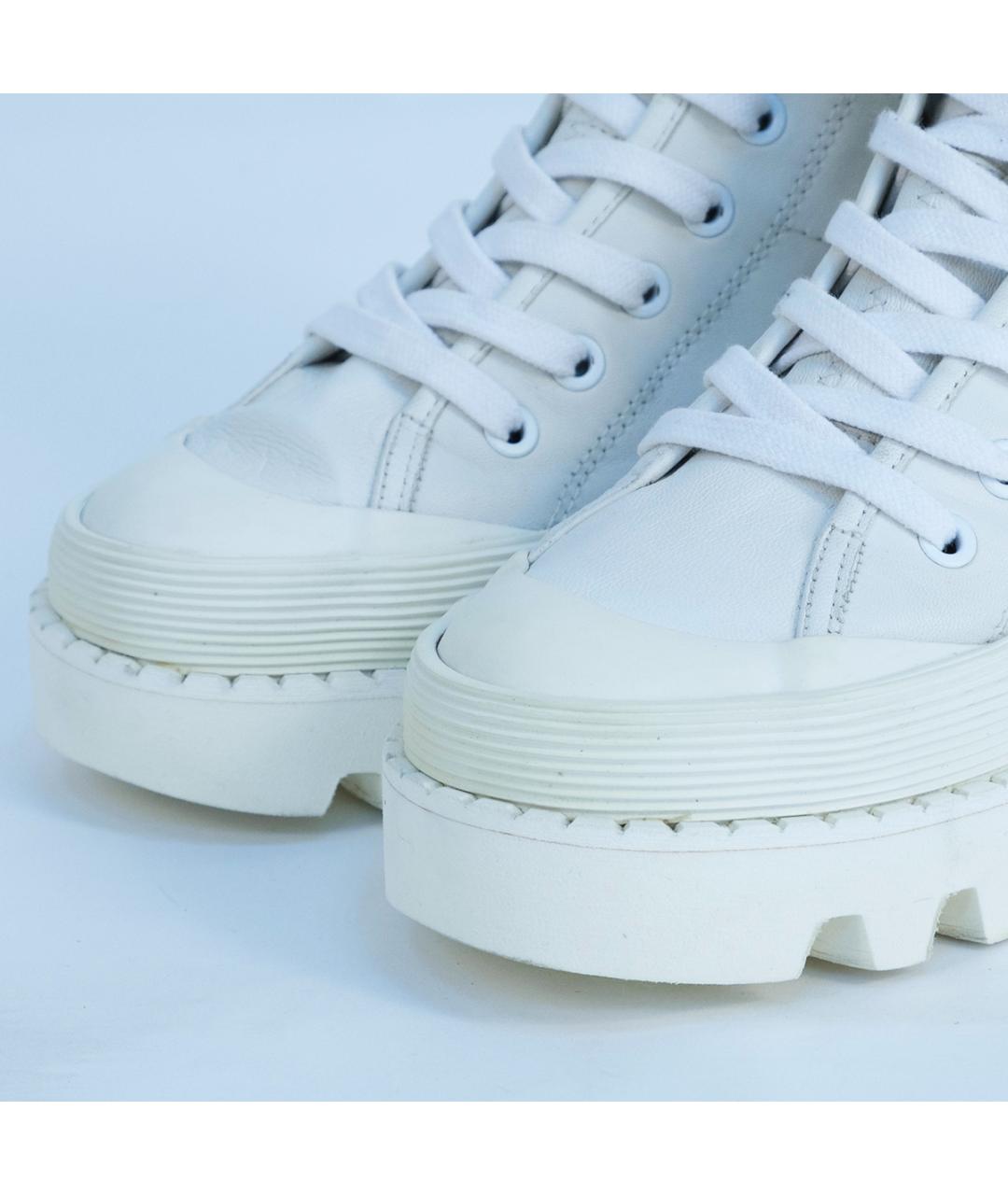 PROENZA SCHOULER Белые кожаные ботинки, фото 4