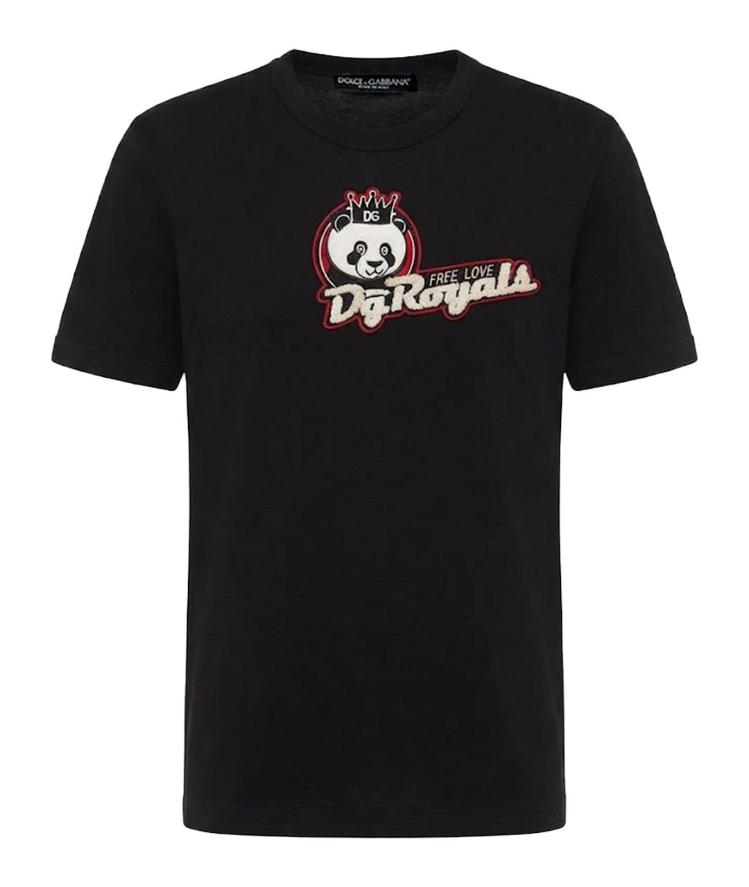 DOLCE&GABBANA Черная футболка, фото 1