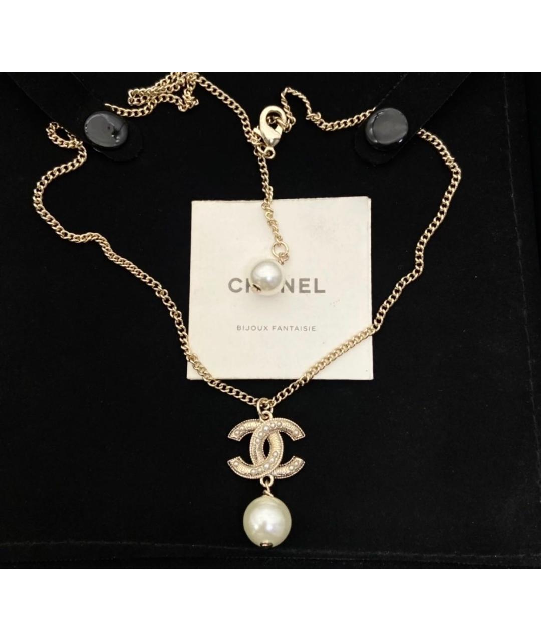 CHANEL Золотое колье, фото 4