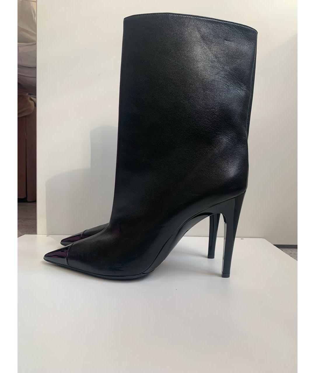 JIMMY CHOO Черные кожаные ботильоны, фото 9